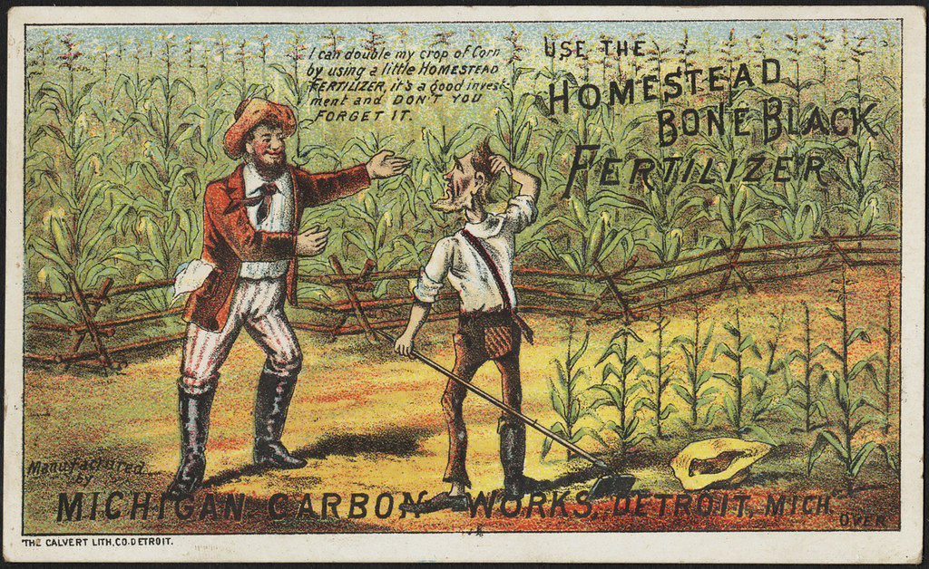 Use the Homestead Bone Black Fertilizer